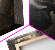 Cargar imagen en el visor de la galería, Cool Witch Art, Pagan Art, Framed Canvas Print, Halloween Wall Art, Witch Poster, Halloween Decoration, Witch Print, Halloween Witch
