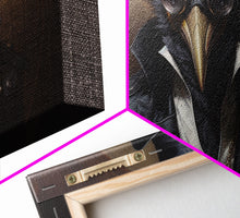 Load image into Gallery viewer, Creepy Clown Art, Halloween Prints, Framed Canvas Wall Decor, Clown Decor, Halloween Wall Art
