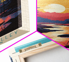 Load image into Gallery viewer, Cuyahoga Valley National Park Travel Poster Print, Canvas Print Wall Art, Ohio Travel Art, Midcentury Modern Travel Decor
