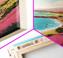 Cargar imagen en el visor de la galería, Channel Island National Park Travel Poster Print, Canvas Print Wall Art, California Travel Art, Midcentury Modern Travel Decor
