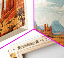 Carregar imagem no visualizador da galeria, Arches National Park, Panoramic Utah Travel Art, National Park Print, Minimalist Travel Art, Midcentury Modern Style Landscape

