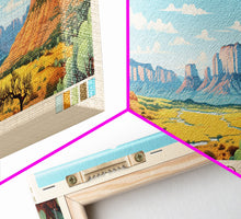 Cargar imagen en el visor de la galería, Big Bend National Park, Panoramic Texas Travel Art, National Park Print, Minimalist Travel Art, Midcentury Modern Style Landscape

