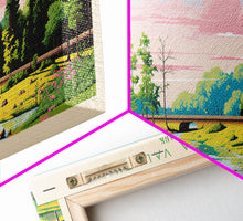 Load image into Gallery viewer, Cuyahoga Valley National Park, Panoramic Ohio Travel Art, National Park Print, Minimalist Travel Art, Midcentury Modern Style Landscape
