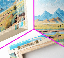 Load image into Gallery viewer, Death Valley National Park, Panoramic California Travel Art, National Park Print, Minimalist Travel Art, Midcentury Modern Style Landscape
