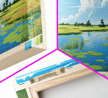 Carregar imagem no visualizador da galeria, Everglades National Park, Panoramic Florida Travel Art, National Park Print, Minimalist Travel Art, Midcentury Modern Style Landscape
