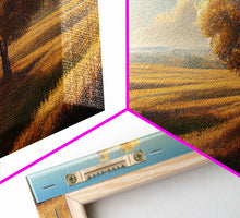 Carregar imagem no visualizador da galeria, A lone tree in a Texas field, Canvas print, Texan art, Prairies, fields and grass, 3 Piece Wall Art, Ready To Hang Canvas Print
