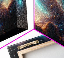 Carregar imagem no visualizador da galeria, Galaxy of Stars, Scifi, String Theory, 3 Piece Wall Art, Ready To Hang Canvas Print, Cool Living Room Wall Art Decor
