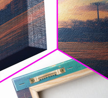 Cargar imagen en el visor de la galería, Football Field, Kids Wall Art, Canvas Print, Wall Hanging, Portrait Art, Soccer Coach Gift, Soccer Wall Art, Family Home Art, Dorm Room Art
