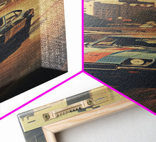 Carregar imagem no visualizador da galeria, Car Wall Art, Classic Car Wall Art, Canvas Print, Wall Hanging, Portrait Art, Car Lover Gift, Man Cave Art, Living Room Print, Bookshelf Art
