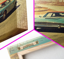 Cargar imagen en el visor de la galería, Classic Car Wall Art, Canvas Print, Wall Hanging, Portrait Art, Car Lover Gift, Sports Car Wall Art, Appreciation Gift, Apartment Wall Decor
