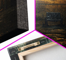 Load image into Gallery viewer, Creepy Wall Decor, Spooky Room Decor, Canvas Print, Wall Hanging, Portrait Art, Halloween Wall Decor, Dark Fantasy, Dark Wall Art
