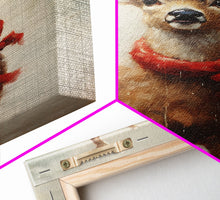 Carregar imagem no visualizador da galeria, Cute Buck Dressed For Christmas, Christmas Decor, Woodland Animals, Christmas Wall Art, Winter Decor, Holiday Decor, Seasonal Decor
