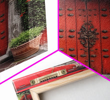 Cargar imagen en el visor de la galería, Change Hacienda Architecture Framed Canvas Print, Mexican Wall Art, Art of Mexico, Original Artwork, Wood Framed Ready To Hang
