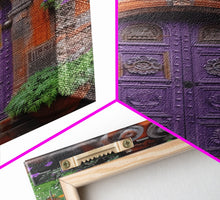 Cargar imagen en el visor de la galería, Change34 Architecture Print, 19th Century Architecture Photography, Mexico City Wall Art, Wood Framed Canvas Print
