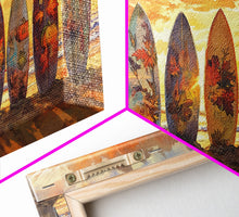 Carregar imagem no visualizador da galeria, Fall decor, beach Christmas art, tropical Christmas, canvas print, beach Christmas, seasonal wall art, holiday wall art
