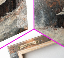 Load image into Gallery viewer, Cowboy On The Farm, Framed Canvas Print Fall Cowboy Wall Art Above Sofa Decor Moody Fall Western Wall Art
