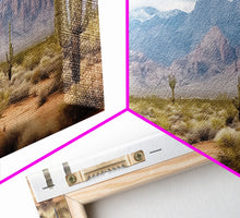 Load image into Gallery viewer, Desert Wall Art, Desert Decor, Framed Canvas Print, Desert Photography, Cactus Wall Art, Southwestern Decor, Landscape Prints, Boho Wall Art
