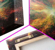 Carregar imagem no visualizador da galeria, Explosion of Stars, Scifi Art, Galaxy Universe Print, Ready To Hang Canvas Print, Framed Canvas Wall Art, Living Room Wall Decor
