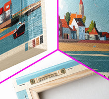 Carregar imagem no visualizador da galeria, Aldeburgh, United Kingdom Panoramic Print, Vacation Gift, United Kingdom Wall Art, Vacation Wall Art, Vacatation Memories, Beach Decor, Beach Or Lakehouse Art
