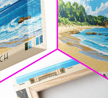 Carregar imagem no visualizador da galeria, Almonta Beach, Australia Panoramic Beach Print, Vacation Gift, Australia Wall Art, Framed Canvas Print, Framed Beach Painting
