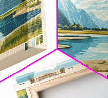 Carregar imagem no visualizador da galeria, Awaroa, New Zealand Panoramic Beach Print, Vacation Gift, New Zealand Wall Art, Framed Canvas Print, Framed Beach Painting
