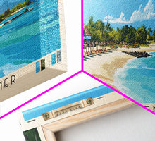 Load image into Gallery viewer, Belle-Île-en-Mer, France Panoramic Print, Vacation Gift, France Wall Art, Beach Painting, Beach Decor, Beach Or Lakehouse Art

