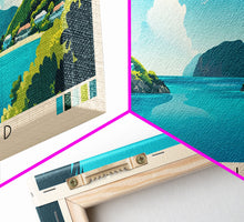 Load image into Gallery viewer, Bequia Island, Saint Vincent and the Grenadines Panoramic Print, Vacation Gift, Saint Vincent and the Grenadines Wall Art, Vacation Wall Art, Vacatation Memories, Beach Decor, Beach Or Lakehouse Art
