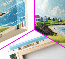Load image into Gallery viewer, Block Island, Rhode Island,United States Panoramic Print, Vacation Gift, Rhode Island,United States Wall Art, Beach Painting, Beach Decor, Beach Or Lakehouse Art
