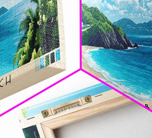 Carregar imagem no visualizador da galeria, Brewer’s Beach, US Virgin islands Panoramic Print, Vacation Gift, US Virgin islands Wall Art, Beach Painting, Beach Decor, Beach Or Lakehouse Art
