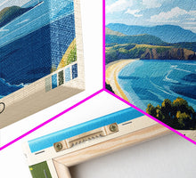 Carregar imagem no visualizador da galeria, Bruny Island, Australia Panoramic Print, Vacation Gift, Australia Wall Art, Beach Painting, Beach Decor, Large Wall Art, Wood Frame Art
