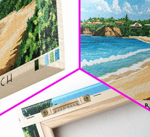 Carregar imagem no visualizador da galeria, Burwood Beach, Jamaica Panoramic Beach Print, Vacation Gift, Jamaica Wall Art, Beach Painting, Beach Decor, Beach Painting
