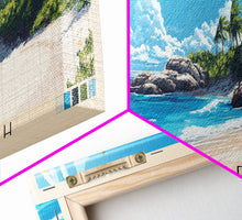 Carregar imagem no visualizador da galeria, Cabbage Beach, Bahamas Panoramic Beach Print, Vacation Gift, Bahamas Wall Art, Beach Painting, Beach Decor, Beach Painting
