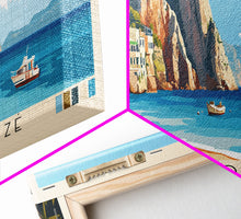 Carregar imagem no visualizador da galeria, Cala Goloritzé, Italy Panoramic Print, Vacation Gift, Italy Wall Art, Vacation Wall Art, Vacatation Memories, Beach Decor, Beach Or Lakehouse Art
