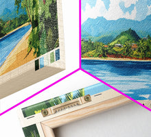 Carregar imagem no visualizador da galeria, Capurgana, Colombia Panoramic Beach Print, Vacation Gift, Colombia Wall Art, Beach Painting, Beach Decor, Beach Painting
