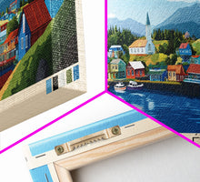 Cargar imagen en el visor de la galería, Chiloé, Chile Panoramic Print, Vacation Gift, Chile Wall Art, Beach Painting, Beach Decor, Large Wall Art, Wood Frame Art
