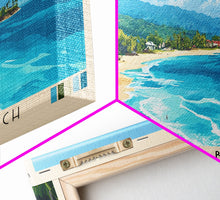 Cargar imagen en el visor de la galería, Cornwall Beach, Jamaica Panoramic Beach Print, Vacation Gift, Jamaica Wall Art, Beach Painting, Beach Decor, Beach Painting
