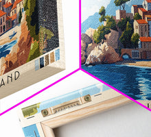 Cargar imagen en el visor de la galería, Cortegada Island, Spain Panoramic Beach Print, Vacation Gift, Spain Wall Art, Beach Painting, Beach Decor, Beach Painting
