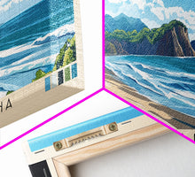 Cargar imagen en el visor de la galería, Costa Ballena, Costa Rica Panoramic Beach Print, Vacation Gift, Costa Rica Wall Art, Framed Canvas Print, Framed Beach Painting
