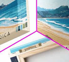 Load image into Gallery viewer, Costa da Caparica, Portugal Panoramic Print, Vacation Gift, Portugal Wall Art, Vacation Wall Art, Vacatation Memories, Beach Decor, Beach Or Lakehouse Art
