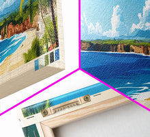 Load image into Gallery viewer, Cuba, Cuba Panoramic Beach Print, Vacation Gift, Cuba Wall Art, Beach Painting, Beach Decor, Beach Painting
