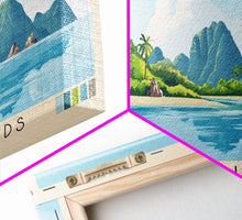 Load image into Gallery viewer, Drunken Islands, Venezuela Panoramic Print, Vacation Gift, Venezuela Wall Art, Vacation Wall Art, Vacatation Memories, Beach Decor, Beach Or Lakehouse Art
