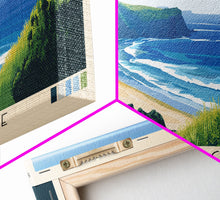 Load image into Gallery viewer, Eastern Cape, Coffee Bay Panoramic Beach Print, Vacation Gift, Coffee Bay Wall Art, Beach Painting, Beach Decor, Beach Painting
