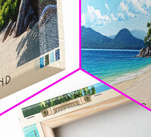Cargar imagen en el visor de la galería, Fitzroy Island, Australia Panoramic Print, Vacation Gift, Australia Wall Art, Beach Painting, Beach Decor, Beach Or Lakehouse Art
