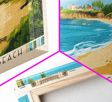 Carregar imagem no visualizador da galeria, Fort Clarence Beach, Jamaica Panoramic Print, Vacation Gift, Jamaica Wall Art, Beach Painting, Beach Decor, Large Wall Art, Wood Frame Art
