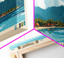 Carregar imagem no visualizador da galeria, Gili Asahan, Indonesia Panoramic Print, Vacation Gift, Indonesia Wall Art, Vacation Wall Art, Vacatation Memories, Beach Decor, Beach Or Lakehouse Art
