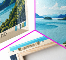 Cargar imagen en el visor de la galería, Hamilton Island, Australia Panoramic Beach Print, Vacation Gift, Australia Wall Art, Beach Painting, Beach Decor, Beach Painting
