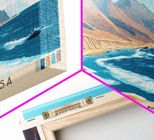 Cargar imagen en el visor de la galería, Punta Hermosa, Peru Panoramic Print, Vacation Gift, Peru Wall Art, Vacation Wall Art, Vacatation Memories, Beach Decor, Beach Or Lakehouse Art
