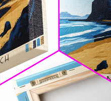 Carregar imagem no visualizador da galeria, Álftanes Beach, Iceland Panoramic Print, Vacation Gift, Iceland Wall Art, Beach Painting, Beach Decor, Large Wall Art, Wood Frame Art
