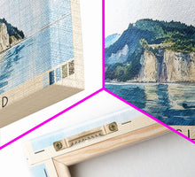 Load image into Gallery viewer, Bréhat Island, France Watercolor Beach Print, Vacation Gift, France Wall Art, Beach Painting, Beach Decor, Beach Painting
