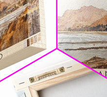 Load image into Gallery viewer, Cabo Blanco, Peru Watercolor Beach Print, Vacation Gift, Peru Wall Art, Beach Painting, Beach Decor, Beach Painting
